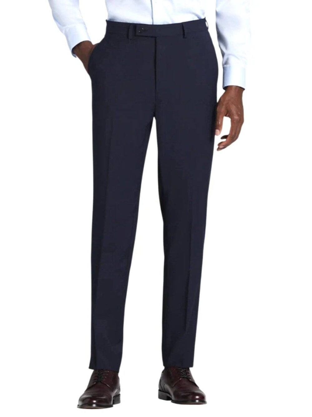 Calvin Klein Mens Pants Size 29 x 32 Navy Blue Slim Fit Stretch Trousers New